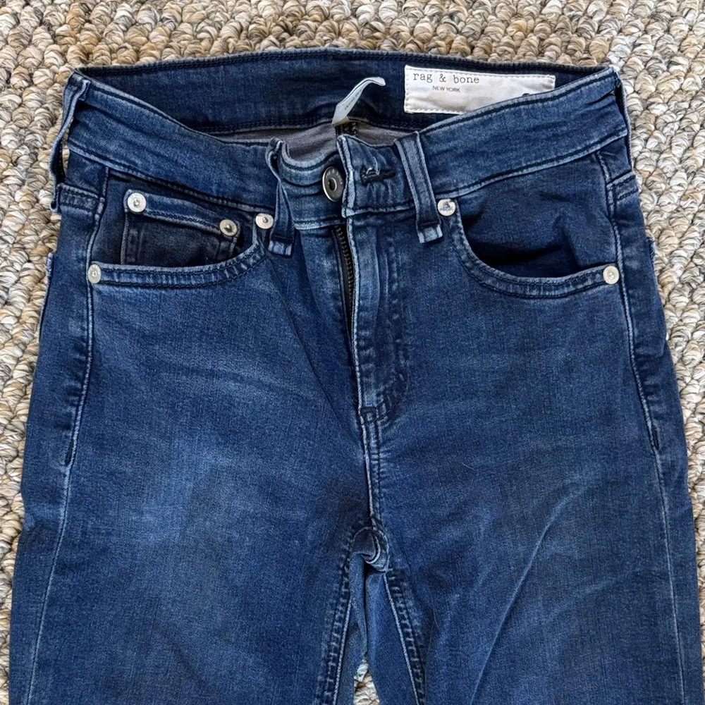 Rag&Bone Women’s Cate Mid Rise Skinny Jeans size 23 like new inseam approx 29 - Picture 2 of 8